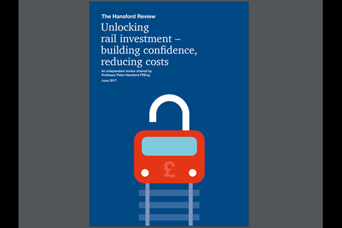 Network Rail has published the Hansford review, 'Unlocking rail investment – building confidence, reducing costs'.